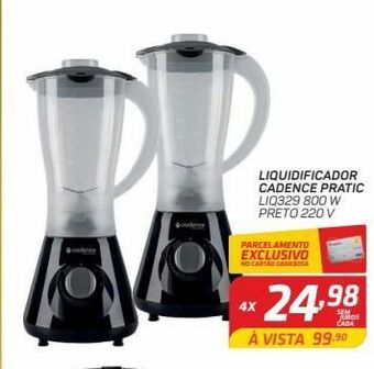 Liquidificador cadence pratic