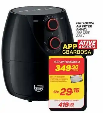 GBarbosa Fritadeira air fryer amvox arf 1205 oferta