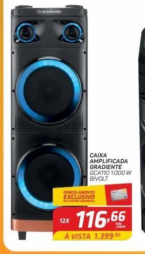 GBarbosa Caixa amplificada gradiente oferta