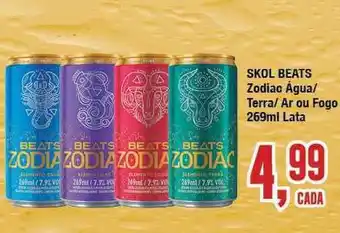 Skol Beats Zodiac água Terra Ar Ou Fogo Lata 269ml