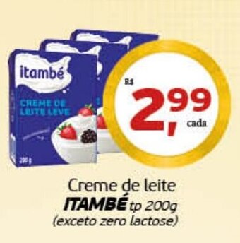 Cometa Supermercados Creme de Leite Itambe TP 200g oferta