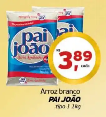 Cometa Supermercados Arroz Branco Pai Joao tipo 1 1kg oferta