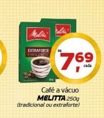 Cometa Supermercados Cafe a vacuo Melitta 250g oferta