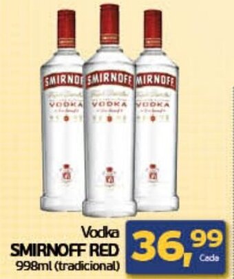 Cometa Supermercados Vodka Smirnoff Red 998ml oferta