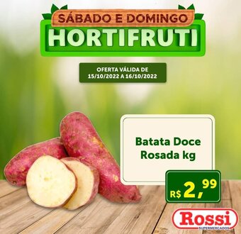 Rossi Supermercado Batata Doce Rosada 1kg oferta