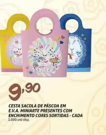 Cooper Cesta Sacola De Páscoa Em E.v.a. Miniarte Presentes Com Enchimento Cores Sortidas oferta