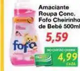 Amaciante Roupa Conc. Fofo Cheirinho De Bebê 500ml