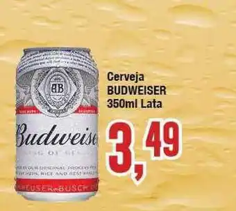 Rede Economia Cerveja Budweiser 350ml oferta
