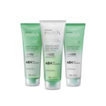 O Boticário Combo match agente antioleosidade: shampoo 250ml + shampoo antirresiduos 250ml + condicionador 250ml oferta