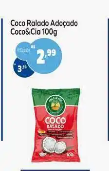 Coco Ralado Adoçado Coco&cia 100g