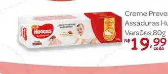 Creme Preventivo Assaduras Huggies Versões 80g