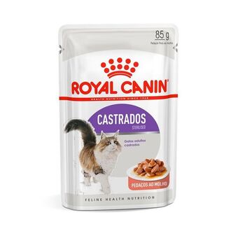 Petz Ração úmida royal canin para gatos adultos castrados 85g oferta