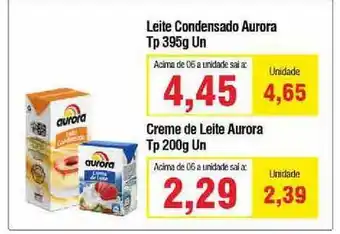 Spani Atacadista Creme De Leite Aurora 200g oferta