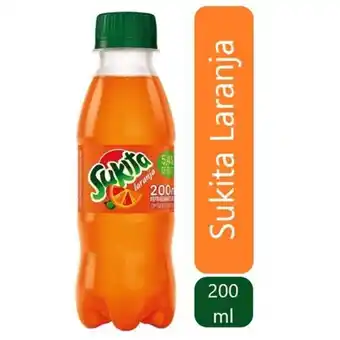 Refrigerante de laranja sukita 200ml