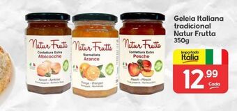 Supermercados Princesa Geléia italiana natur frutta 350g oferta
