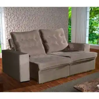Sipolatti Sofá bom pastor tivoli 2,0m 02 lugares retratil e reclinavel oferta