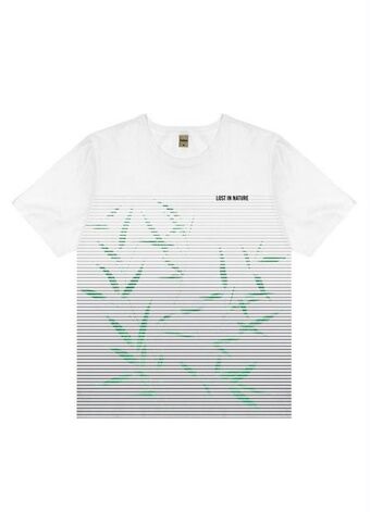 Rovitex - camiseta masculina estampada branco