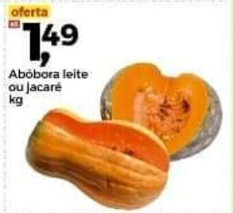 Frangolândia Abobora Leite ou Jacare 1kg oferta