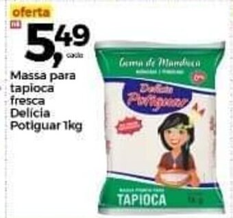 Frangolândia Massa para tapioca fresca Delicia Potiguar 1kg oferta