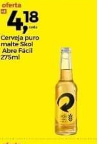 Frangolândia Cerveja puro malte Skol Abre Facil 275ml oferta