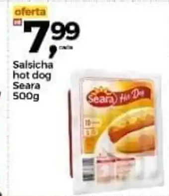 Frangolândia Salsicha Hot Dog Seara 500g oferta