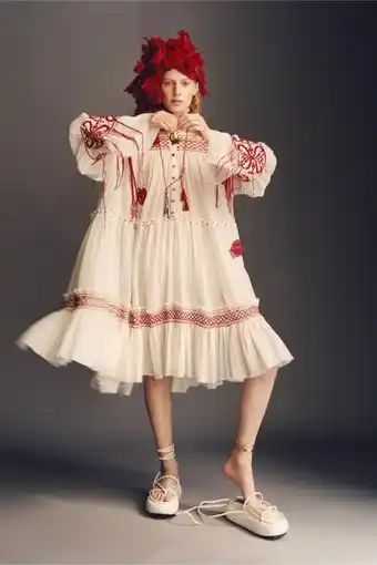 ZARA Vestido com bordados limited edition oferta