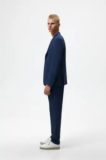 ZARA Calça de terno com textura oferta