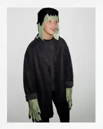 Kids/capacete fantasia frankenstein