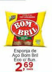 Rossi Supermercado Esponja De Aco Bom Bril Eco c/8 un oferta