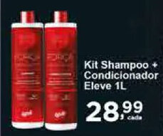Rossi Supermercado Kit Shampoo + condicionador Eleve 1L oferta