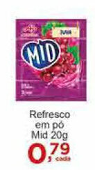 Rossi Supermercado Refresco em po Mid 20g oferta