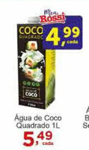 Rossi Supermercado Agua de Coco Quadrado 1L oferta