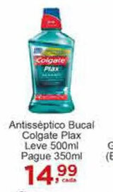 Rossi Supermercado Antisseptico bucal colgate Plax Leve 500ml pague 350ml oferta