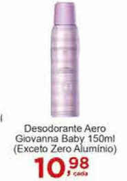 Rossi Supermercado Desodorante Aero Giovanna Baby 150ml oferta