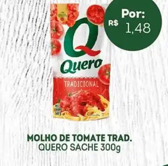 Mercantil Rodrigues Molho de tomate quero 300g oferta