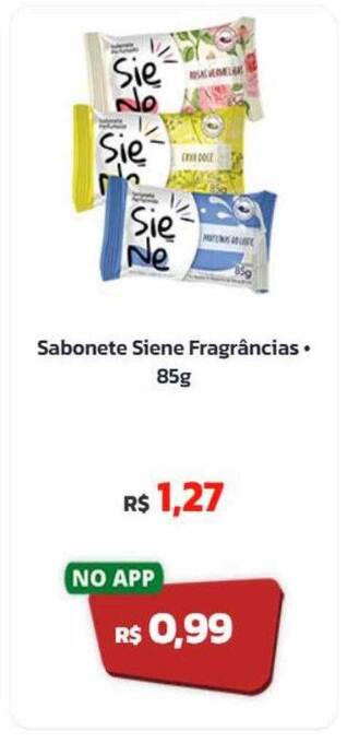 Rede Supermarket Sabonete siene fragrâncias oferta