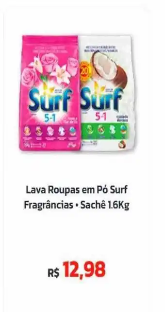 Rede Supermarket Lava roupas em pó surf fragrâncias oferta