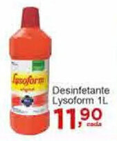 Rossi Supermercado Desinfetante Lysoform 1L oferta