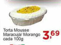 Rossi Supermercado Torta Mousse Maracuja/ Morango cada 100g oferta