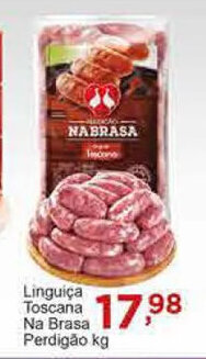 Rossi Supermercado Linguica Toscana Na Brasa Perdigao 1kg oferta