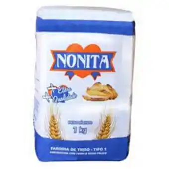 Farinha de trigo nonita 1kg