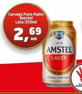Tenda Atacado Cerveja amstel 350ml oferta