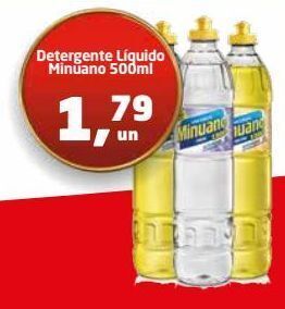 Tenda Atacado Detergente líquido minuano 500ml oferta