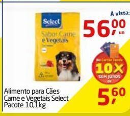 Tenda Atacado Alimento para cães select 10.1kg oferta