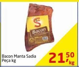 Tenda Atacado Bacon manta sadia kg oferta