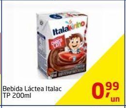 Tenda Atacado Bebida láctea italac 200ml oferta