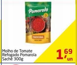 Tenda Atacado Molho de tomate pomarola 300g oferta