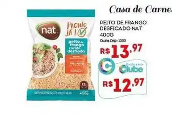 Bistek Supermercados Peito de frango desficado nat oferta