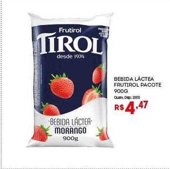 Bebida láctea frutirol