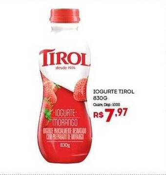 Bistek Supermercados Iogurte tirol oferta